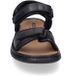 Josef Seibel Rafe Sandales Homme Noir Cuir Taille 43