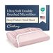 Cathay Home Luxe rimpel- en vervagingsbestendig dubbel geborsteld ultrazacht microvezel 35,5 cm standaard zak enkel hoeslaken, blush, full