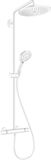 Hansgrohe Croma Select S Showerpipe 280 1jet - Thermostaat - Mat Wit