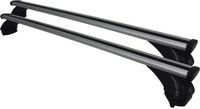 Farad Wingbar Gris Aluminium Porte-bagages pour Ford EcoSport (à partir de 2014) avec barres de toit et points de fixation - 100kg Capacité de charge