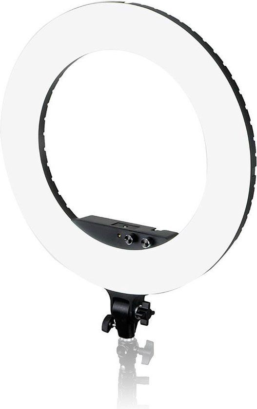 Caruba Round Vlogger 18 inch LED set PRO met tas Zwart