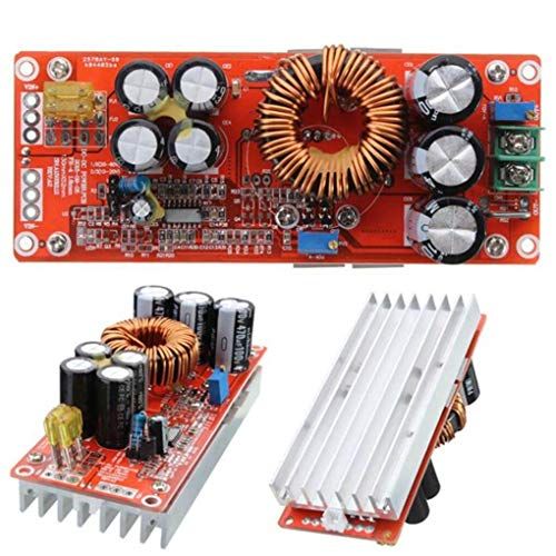 Yongse 1200W 20A DC-converter boost-step-up stroomvoorzieningsmodule IN 8-60V OUT 12-83V
