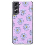 ERT GROUP mobiel telefoonhoesje voor Samsung S21 FE Babaco patroon Flowers 021