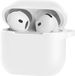 Jumada's Case Geschikt voor Apple AirPods 4 Hoesje - Siliconen Hoes met Clip - Wit