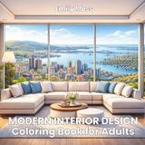 Modern Interior Design Coloring Book for Adults