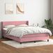 Maison Exclusive - Boxspringbed met matras, rose, 160x210 cm, velours