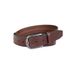 FOSSIL Leren Riem Samson Belt W115 Brown Donkerbruin