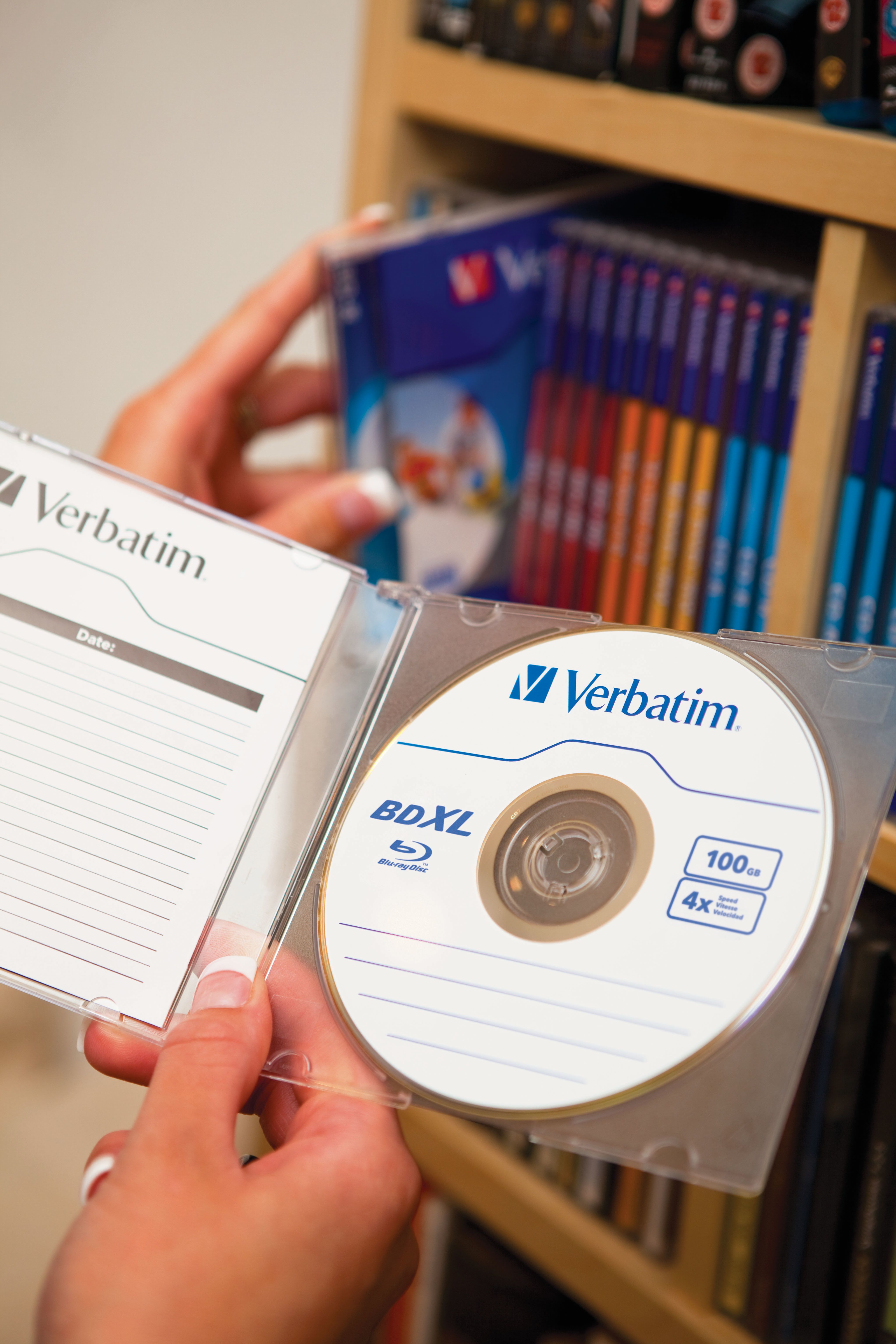 Verbatim BD-R XL 100GB 4x Blu-ray Discs - 5 Pack in Jewel Case