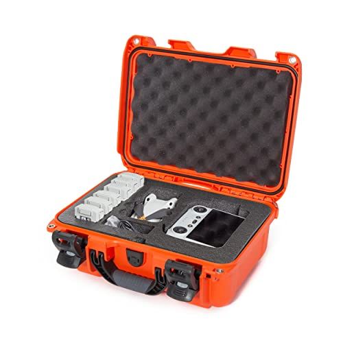 Nanuk 915 Waterdichte Hard Case met Schuim Insert voor DJI Mini 3 Pro Fly Meer - Oranje