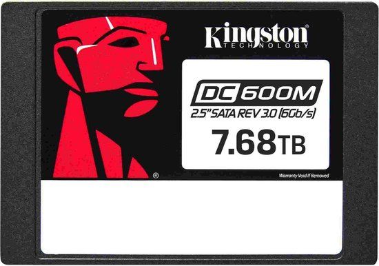 Kingston DC600M 7.68TB 2.5" SATA3 SSD - 560MB/s Read / 530MB/s Write