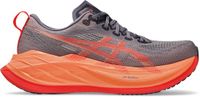 ASICS Superblast 2. Hardloopschoenen. Unisex - Maat 44 - Greyish Purple/Coral Reef