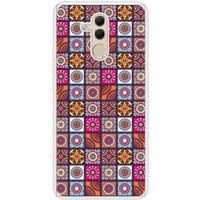 Huawei Bedrukt siliconen hoesje compatibel met Mate 20 Lite Patchwork Mandala
