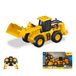 MONDO Motors Bulldozer op afstand bestuurd model schaal 1:24 incl. oplaadbare batterijen, afstandsbediening bewegingen, kinderspeelgoed 63848