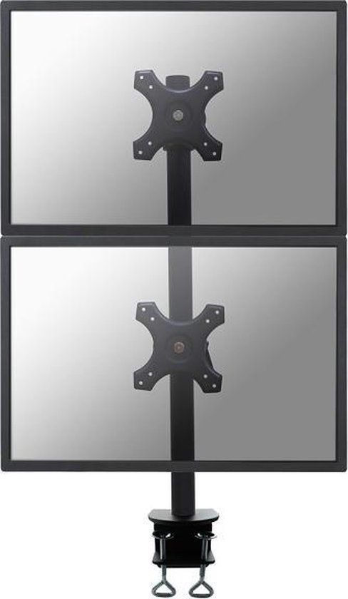 Neomounts FPMA-D700DV Vertical Desk Mount Dual 10-27 ClampBLK