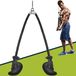 Corde de triceps, conception ergonomique - Poignée antidérapante - Fixation pour tirage vertical - Entraînement musculaire - Équipement de fitness - Support complet pour la paume - Corde de fitness
