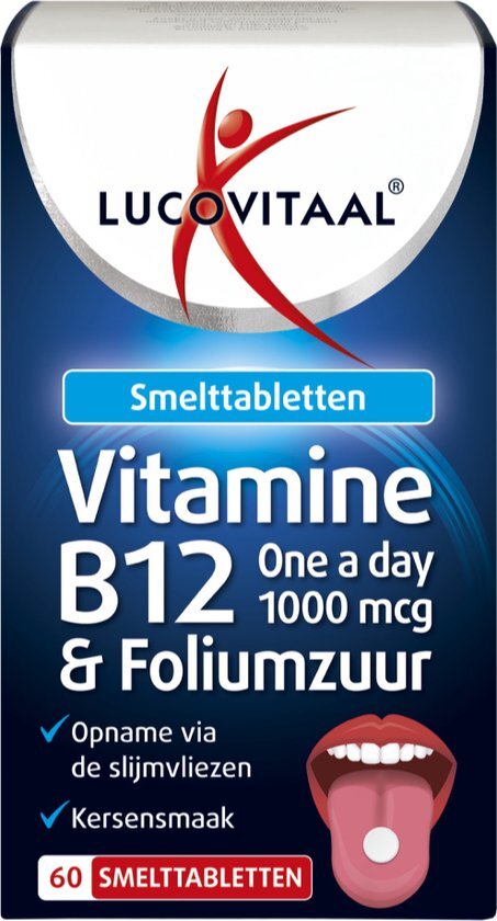 Lucovitaal Vitamine B12 &amp; Foliumzuur 60 smelttabletten