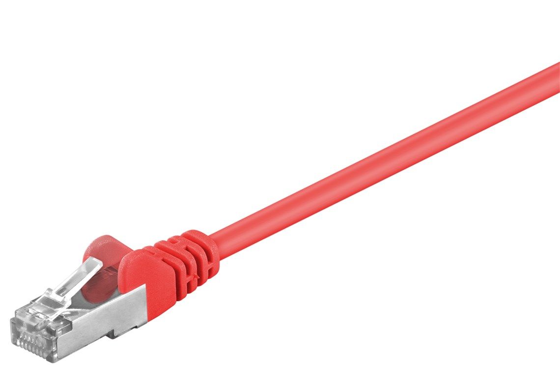 Goobay Cat5e FTP Patch Cable - 0.5m - Red