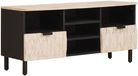 vidaXL TV-meubel, witte gewassen afwerking, 100 x 33 x 46 cm