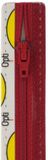 Opti Prym Ritssluiting Kunststof 4mm Donker Rood 12 cm