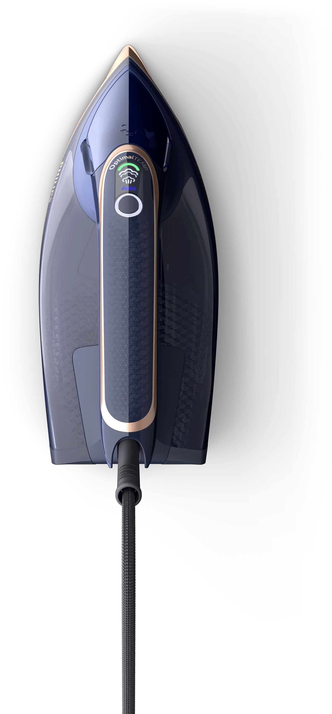 Philips Azur 8000 Series DST8050/20 Stoomstrijkijzer - 3000W - SteamGlide Elite - 260 g/min Steam Boost - Blue/Gold