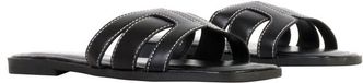 CHEN David Platte sandalen Zwart Vrouwen Maat 36