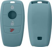 kwmobile autosleutel hoesje geschikt voor Mercedes Benz Smart Key autosleutel (alleen Keyless) hoes - TPU autosleutel behuizing - Beschermende auto sleutel case - Sleuteletui in antieksteen