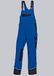 BP 1608-559 tuinbroek, 65% polyester, 35% katoen royal/zwart, maat 28