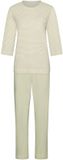 Pastunette - Sage Serenity - Pyjama - Bio-Katoen - Groen - Gestreept - Maat 44