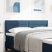 vidaXL - Hoofdbord - Blauw - Stof