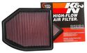 K&N Motorluchtfilter: Hoge prestaties, wasbaar, paneelfilter 2016-2019 (ILX), 33-5035