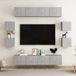 Maison Exclusive - Meuble TV 8 pièces Bois d'ingénierie Gris béton