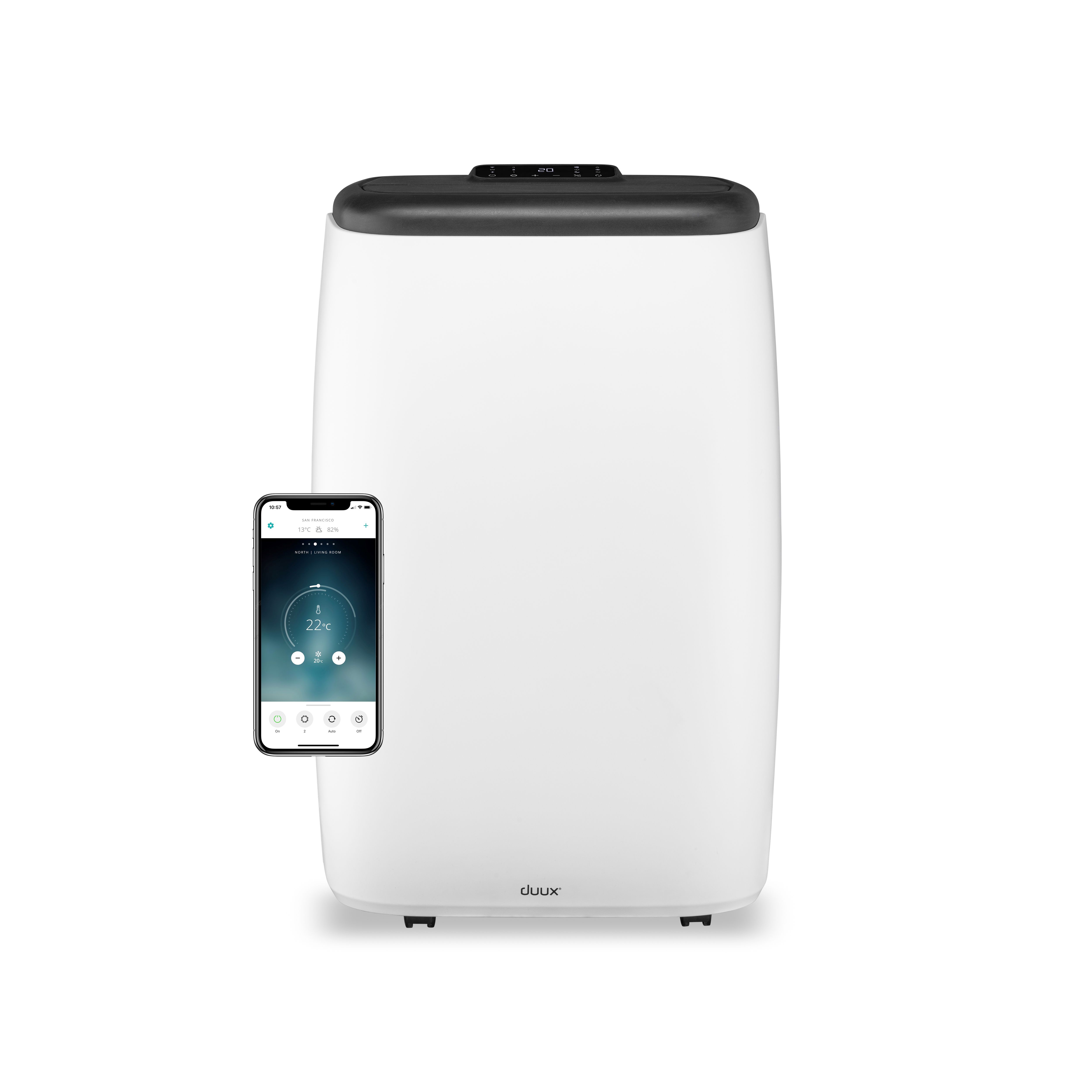 Duux North Smart Mobiele Airco - 18K BTU - Wit