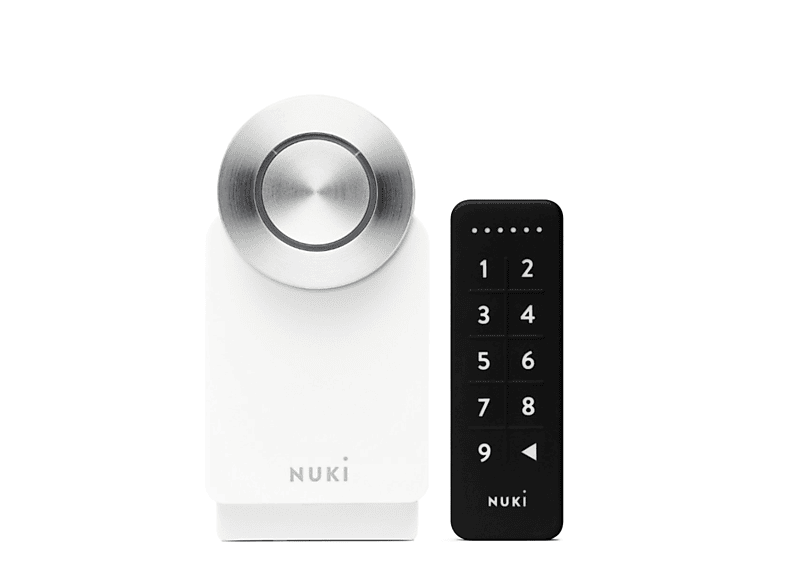 Nuki Nuki Smart Lock (4e Generatie) Met Keypad - Slim Slot Wit