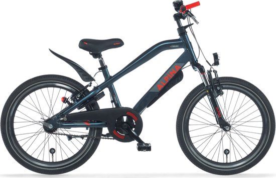 Alpina Trial J20 Dark Petrol Matt 20 Inch Mountainbike - Jongens - Aluminium Frame - Blauw - Met vering