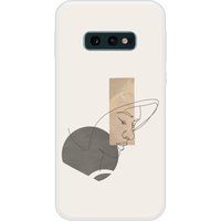 Sahara Bedrukt siliconen hoesje compatibel met Galaxy S10e