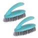 Vigar Set van 2 multifunctionele borstels, harde en robuuste borstels, schuurborstel met ergonomische handgreep voor badkamer, douche, bad, tegels, muur, 16 x 7 x 9 cm, blauw