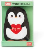 LEGAMI Handwarmer Pinguin - Herbruikbaar - Zwart/Rood