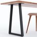 Ensemble de 2 pieds de table en acier robuste pour meubles DIY