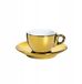 Cilio Roma Gouden Espressokop met Schotel - 50ml Porselein