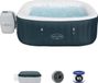Bestway Lay-Z-Spa Ibiza gonflable jacuzzi, 180 x 180 x 66 cm, 4-6 personnes, 140 jets d'air, vert foncé