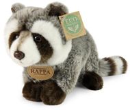 Rappa Eco Friendly Serie - Pluchen Wasbeer - 22 cm - Grijs