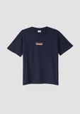 s.Oliver T-shirt met backprint donkerblauw Jongens Katoen Ronde hals Backprint - maat 146/152