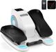 COSTWAY Ellipsentrainer, elektrisch pedaaltrainer met display en afstandsbediening, bewegingstrainer/stepper voor beweging, pedaaltrainer, wit