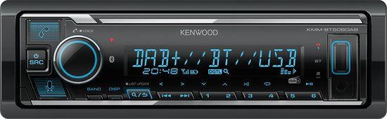 Kenwood Audio Kenwood KMM-BT506 - Mechless autoradio - DAB+, Bluetooth, Spotify & Amazon Alexa voorbereid