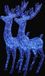 vidaXL Kerstdecoratie Rendier XXL Acryl Blauw 180 cm 250 LED