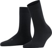 FALKE Stabilizing Wool Everyday compressiezone bij de enkel wol sokken dames zwart - maat 37-38