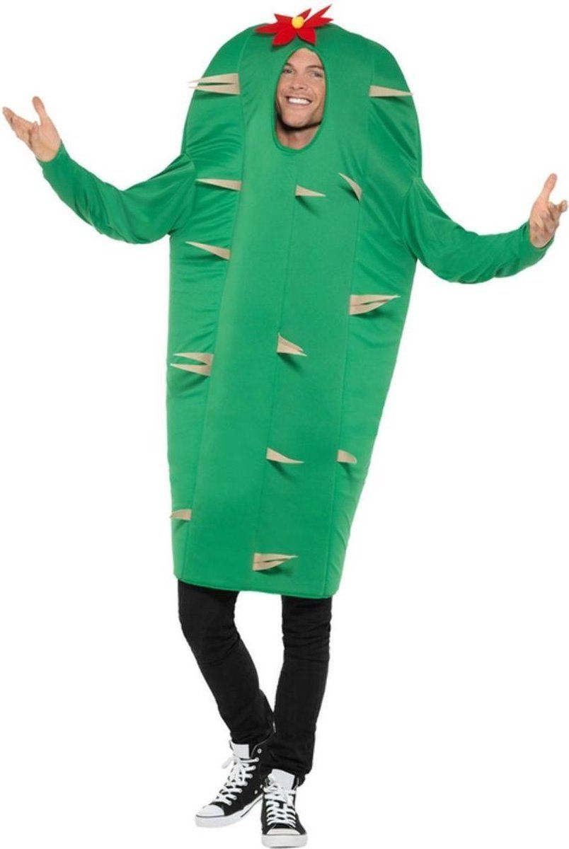 Smiffys Cactus Kostuum - Groen - Polyester - EAN: 5020570453131