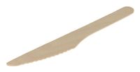 Furber. Houten wegwerpmes - 16 cm - 40 stuks