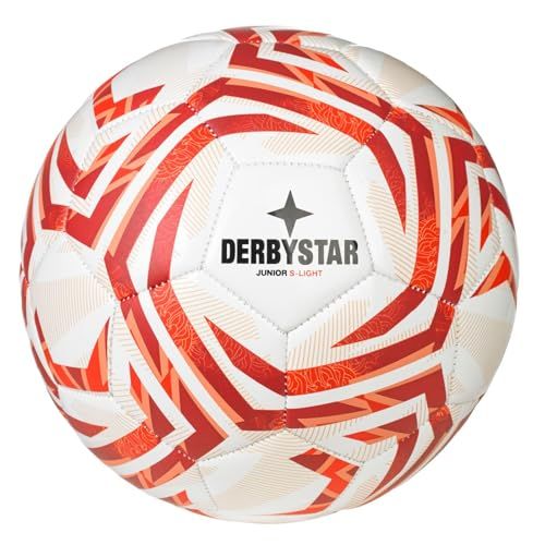Derbystar Voetbal Junior S-Light Wit Rood Maat 3