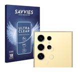 Savvies Screenprotector voor Samsung Galaxy S24 Ultra (ALLEEN Camera Lens) - Transparant - 18 Stuks